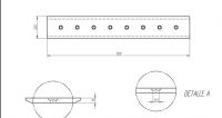 Dozer blade Caterpillar 102-4580 (20 mm D5)